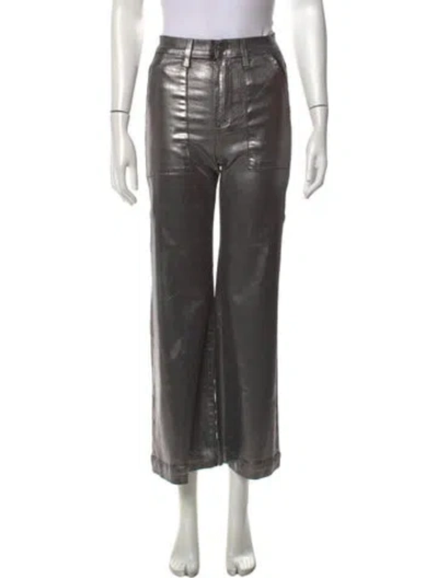 Pre-owned Ramy Brook Wide Leg Pants In Grey