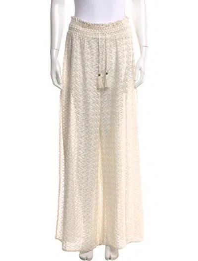 Pre-owned Ramy Brook Wide Leg Pants In Neutral