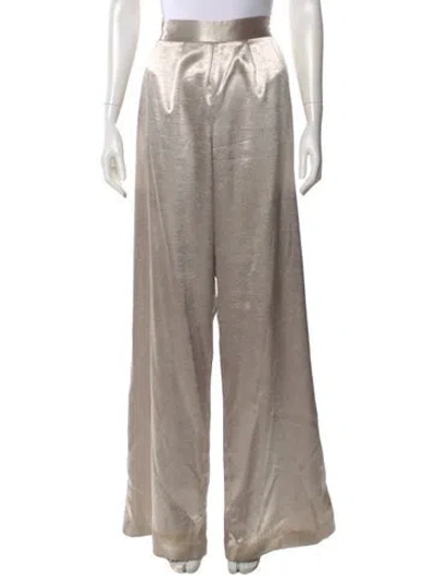 Pre-owned Ramy Brook Wide Leg Pants In Neutral