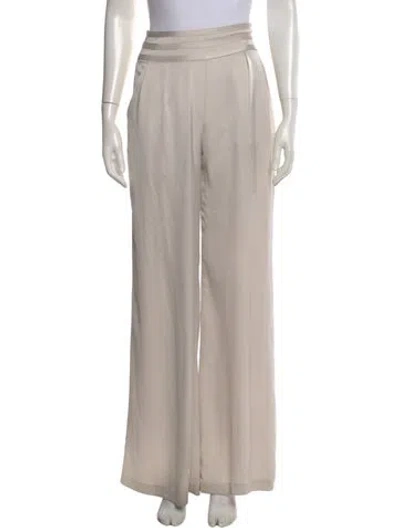 Pre-owned Ramy Brook Wide Leg Pants In Neutral
