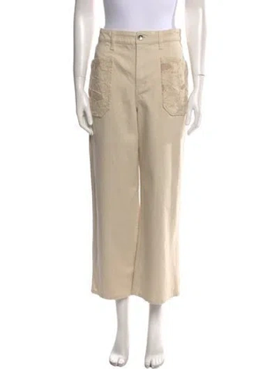Pre-owned Ramy Brook Wide Leg Pants In Neutrals