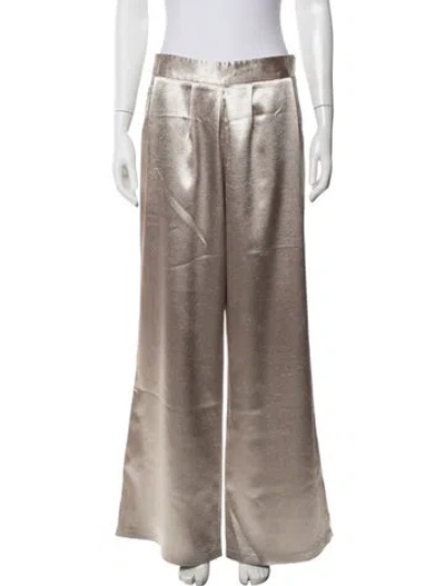 Pre-owned Ramy Brook Wide Leg Pants In Neutrals