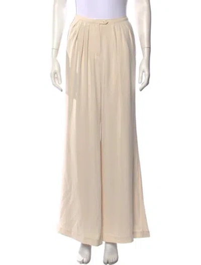 Pre-owned Ramy Brook Wide Leg Pants In Neutrals
