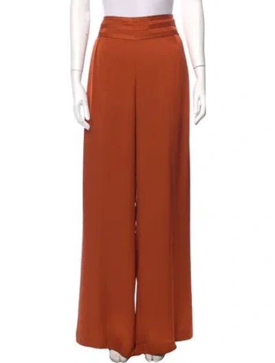 Pre-owned Ramy Brook Wide Leg Pants In Orange