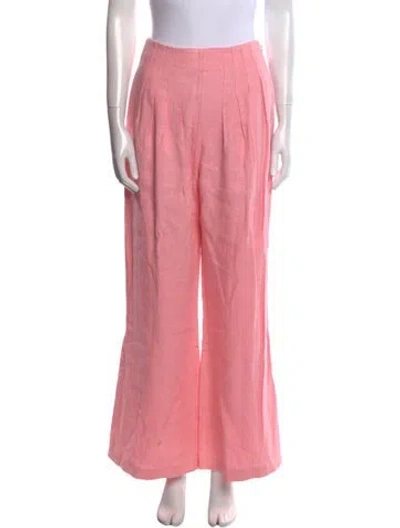 Pre-owned Ramy Brook Wide Leg Pants In Pink