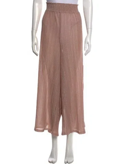 Pre-owned Ramy Brook Wide Leg Pants In Pink