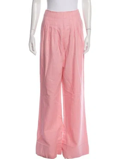 Pre-owned Ramy Brook Wide Leg Pants In Pink