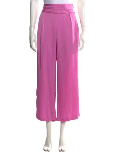Pre-owned Ramy Brook Wide Leg Pants In Pink
