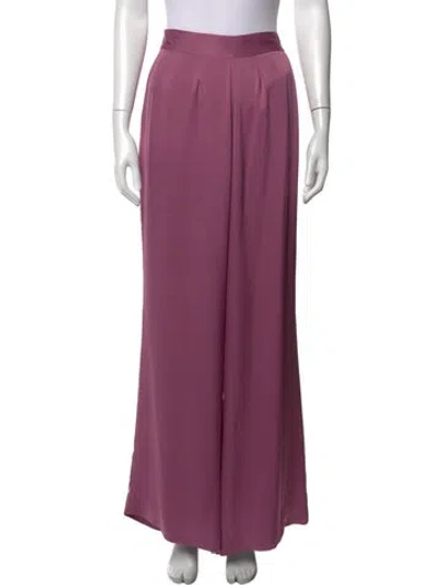 Pre-owned Ramy Brook Wide Leg Pants In Purple