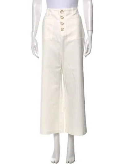 Pre-owned Ramy Brook Wide Leg Pants W/ Tags In Neutral
