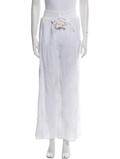 Pre-owned Ramy Brook Wide Leg Pants W/ Tags In White