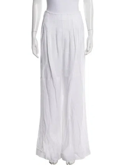 Pre-owned Ramy Brook Wide Leg Pants W/ Tags In White