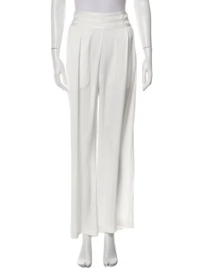 Pre-owned Ramy Brook Wide Leg Pants In White