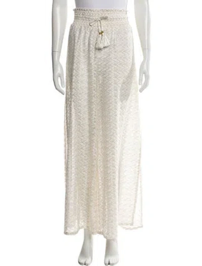 Pre-owned Ramy Brook Wide Leg Pants In White