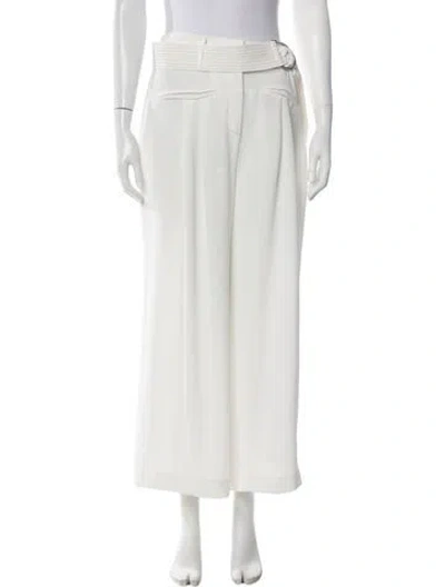 Pre-owned Ramy Brook Wide Leg Pants In White