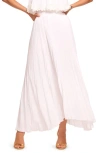 RAMY BROOK WINIFRED PLEATED ASYMMETRIC MAXI SKIRT