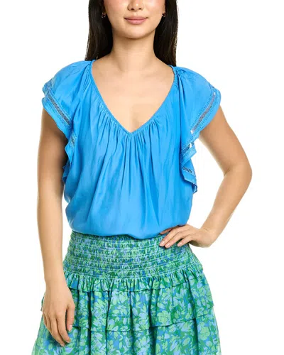 Ramy Brook Winston Top In Blue