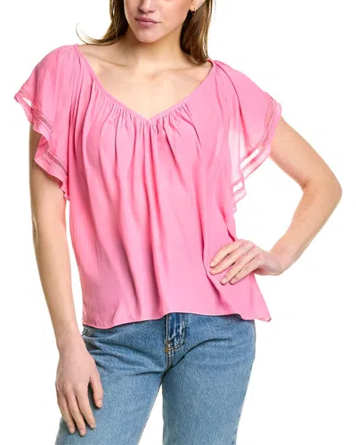 Ramy Brook Winston Top In Pink