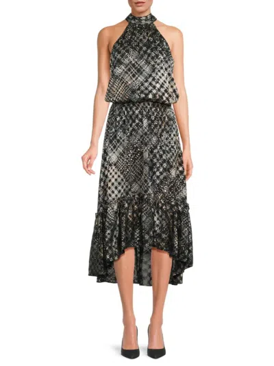 Ramy Brook Women's Alyssa Printed High-low Midi-dress In Animal Print