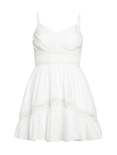 Ramy Brook Women's Amara Lacework Minidress In White