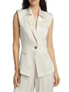 RAMY BROOK WOMEN'S ANGIE SATIN VEST TOP
