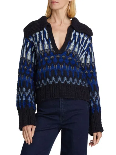 RAMY BROOK WOMEN'S AUGUSTUS KNIT V-NECK SWEATER