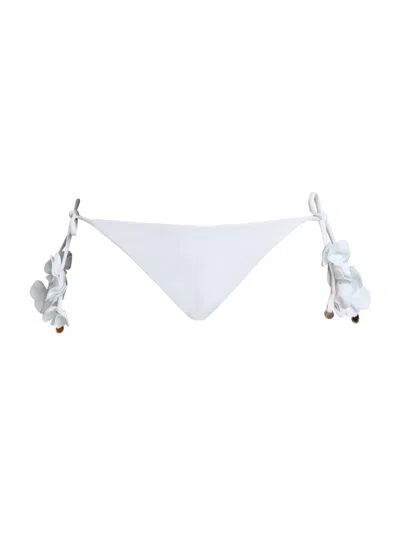 Ramy Brook Women's Benni Floral Bikini Bottom In White