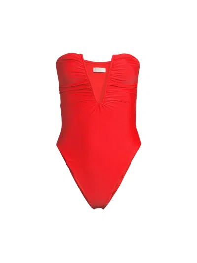 Ramy Brook Women's Bianka One-piece Swimsuit In Red