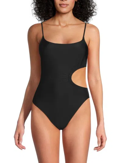 Ramy Brook Women's Blythe Cutout One Piece Swimsuit In Black