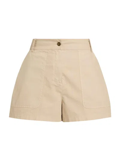 Ramy Brook Women's Canvas Hilary Shorts In Brown