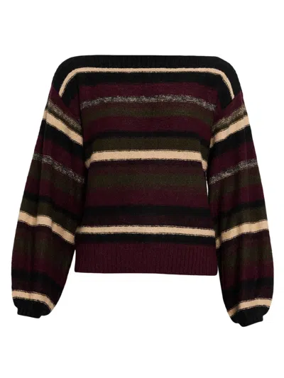 Ramy Brook Women's Carol Mohair-blend Sweater In Brown