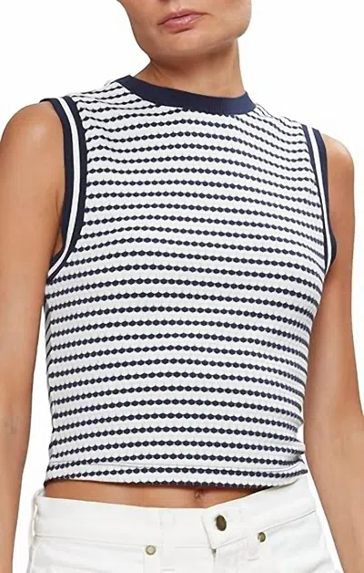 Ramy Brook Women's Casual Florence Tank Top In Spring Navy Pucker