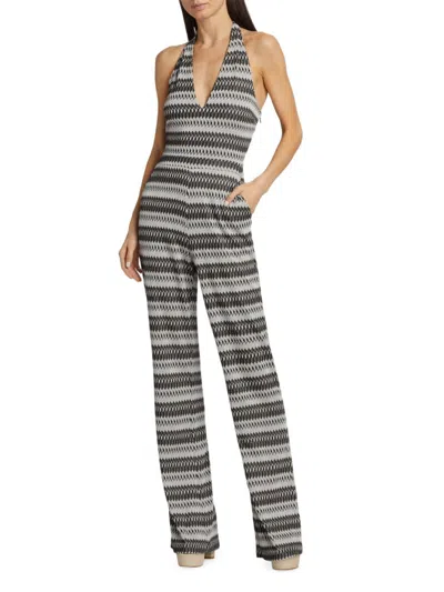 Ramy Brook Women's Chandler Striped Sleeveless Jumpsuit