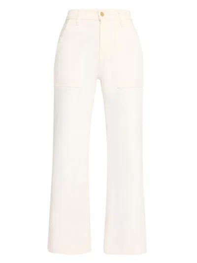 Ramy Brook Women's Clifford Wide-leg Jeans In White