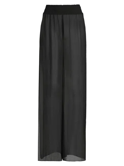 Ramy Brook Women's Dario Lace-side Pants In Black