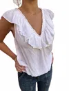 Ramy Brook Women's Didi Top In Ivory In White