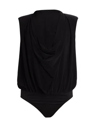 Ramy Brook Women's Eden Stretch Jersey Sleeveless Bodysuit In Black