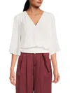 RAMY BROOK WOMEN'S ELEXA FLARE SLEEVE BLOUSON TOP