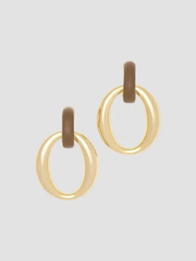 Ramy Brook Women's Elle Goldtone & Leather Drop Earrings