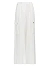 Ramy Brook Women's Emil Wide-leg Cargo Pants In Ivory