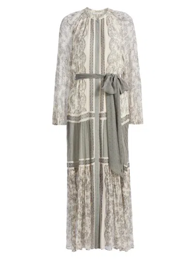 Ramy Brook Women's Halley Printed Maxi Dress In Silver