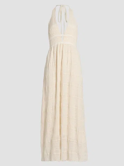 Ramy Brook Hazel Embellished Smocked Maxi Dress In Pink