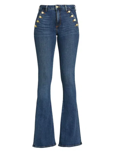 Ramy Brook Women's Helena High-rise Flare Jeans In Blue