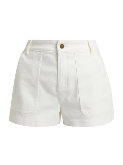 Ramy Brook Women's Hilary Cotton-blend Shorts In White