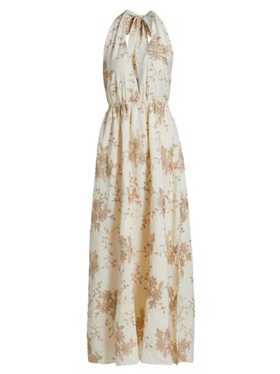 Ramy Brook Women's Imelda Floral Sleeveless Maxi Dress In Neutral