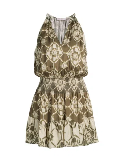 Ramy Brook Women's Isabela Printed Blouson Minidress In Multi