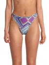 Ramy Brook Isla Low Rise Bikini Bottom In Belle Flower