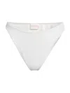 Ramy Brook Women's Isla High-leg Bikini Bottom In White