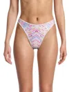 Ramy Brook Women's Isla Shimmer Bikini Bottom In Multi