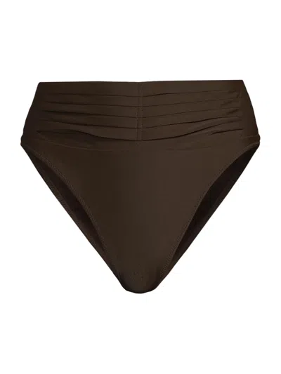 Ramy Brook Women's Ivo Bikini Bottom In Brown